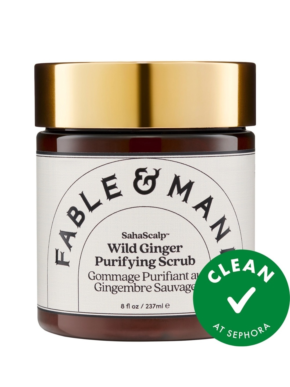 🐅 FABLE & MANE SahaScalp Wild Ginger Purifying Scrub